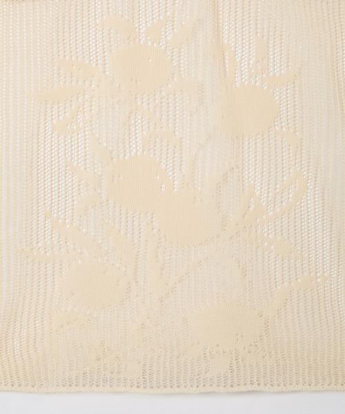 leinwande(ラインヴァンド)の「【leinwande】Blueberry Lace Top / ブルーベリーレーストップ(Tシャツ/カットソー・レディース・レッド系/White/ブルー/ブラック系・ONE SIZE)」の20枚目の写真