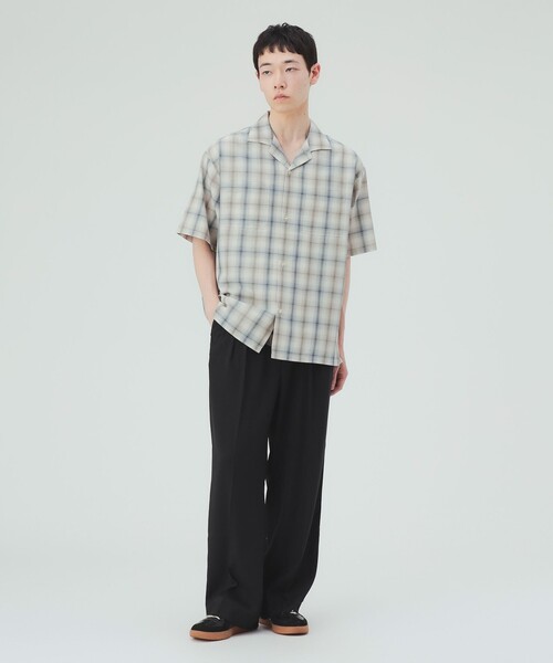 BEAMS HEART(ビームスハート)の「【8/6値下げ】リネンブレンド 2タック ワイドスラックス(スラックス・メンズ・ブラウン/ブラック・LARGE/SMALL/MEDIUM)」の19枚目の写真