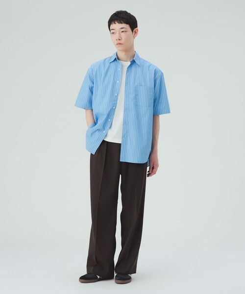 BEAMS HEART(ビームスハート)の「【8/6値下げ】リネンブレンド 2タック ワイドスラックス(スラックス・メンズ・ブラウン/ブラック・LARGE/SMALL/MEDIUM)」の16枚目の写真