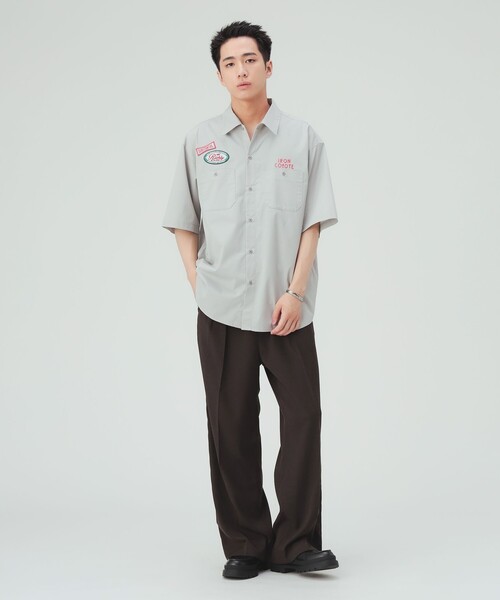 BEAMS HEART(ビームスハート)の「【8/6値下げ】リネンブレンド 2タック ワイドスラックス(スラックス・メンズ・ブラウン/ブラック・LARGE/SMALL/MEDIUM)」の11枚目の写真