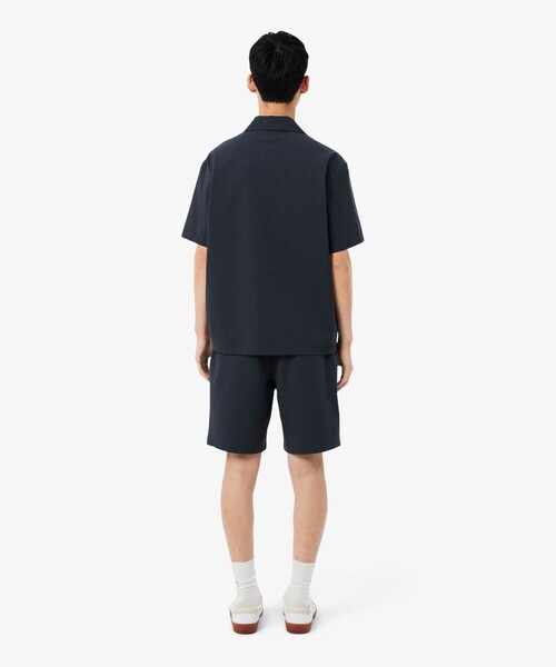 LACOSTE(ラコステ)の「シアサッカーショートパンツ(その他パンツ・メンズ・ブラック/オフホワイト・3/2/5/4)」の5枚目の写真