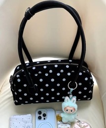 ポルカドットハンドルbag