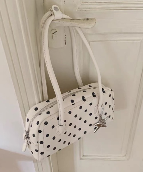Vipoa(ヴィポア)の「ポルカドットハンドルbag(ショルダーバッグ・レディース・ホワイト/パープル/ブラック/ライトピンク・ONE SIZE)」の20枚目の写真