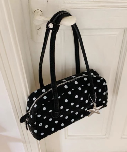 Vipoa(ヴィポア)の「ポルカドットハンドルbag(ショルダーバッグ・レディース・ホワイト/パープル/ブラック/ライトピンク・ONE SIZE)」の21枚目の写真