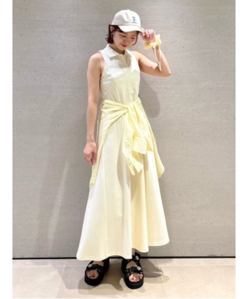 LILY BROWN（リリーブラウン）の「[L.B CANDY STOCK]ビジュープラットフォームサンダル（サンダル・レディース・ベージュ/ブラック・S/M/L）」の12枚目の写真