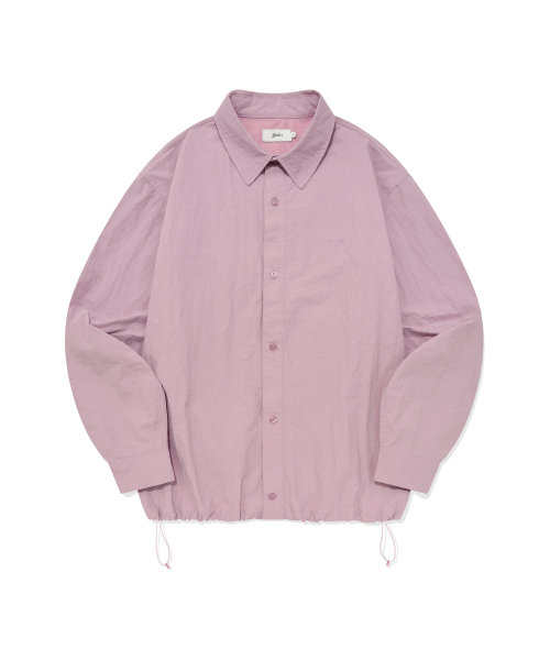 YALE（イェール）の「ナイロンスポーティコーチシャツインディピンク（シャツ/ブラウス・レディース・その他・LARGE/MEDIUM/SMALL/X-LARGE/X-SMALL/XX-LARGE）」の2枚目の写真
