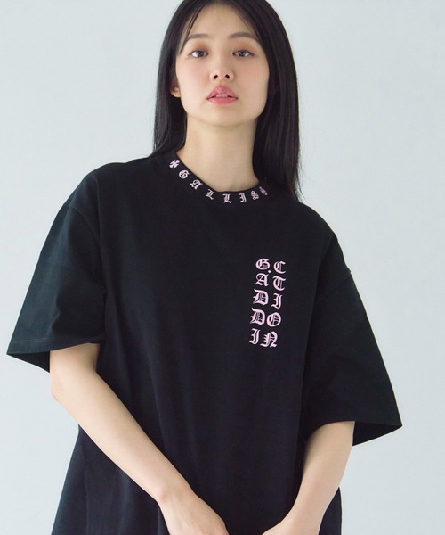 GALLIS ADDICTION（ガリスアディクション）の「GA Color 刺繍&Print Tee（Tシャツ/カットソー・メンズ・ブラック/ホワイト/ブラック系2・L/M）」の3枚目の写真