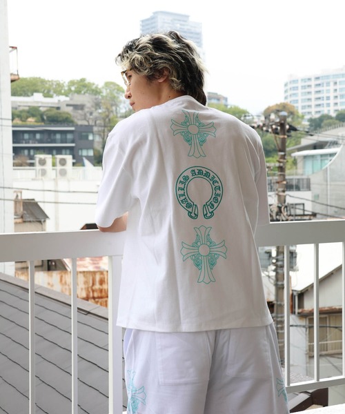 GALLIS ADDICTION（ガリスアディクション）の「GA Color 刺繍&Print Tee（Tシャツ/カットソー・メンズ・ブラック/ホワイト/ブラック系2・L/M）」の11枚目の写真