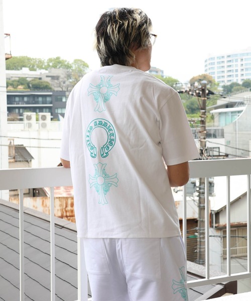 GALLIS ADDICTION（ガリスアディクション）の「GA Color 刺繍&Print Tee（Tシャツ/カットソー・メンズ・ブラック/ホワイト/ブラック系2・L/M）」の12枚目の写真
