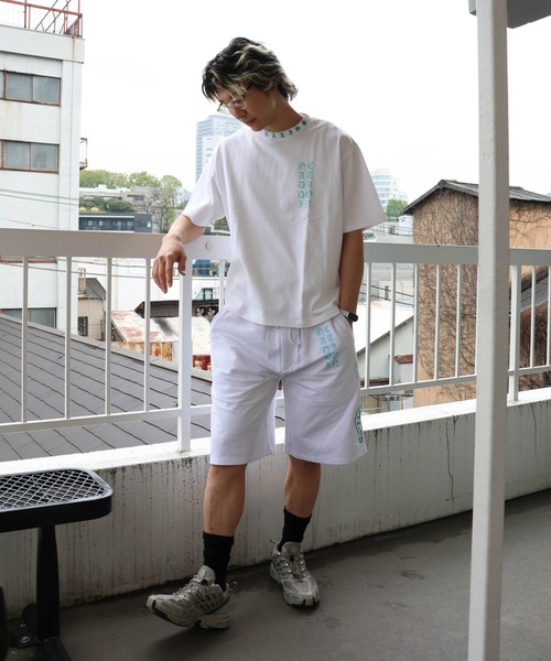 GALLIS ADDICTION（ガリスアディクション）の「GA Color 刺繍&Print Tee（Tシャツ/カットソー・メンズ・ブラック/ホワイト/ブラック系2・L/M）」の16枚目の写真