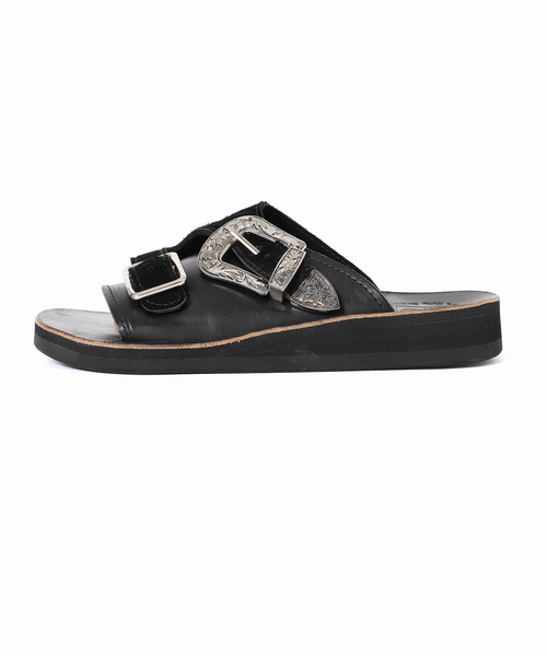 THE SANDALMAN（サンダルマン）の「THE SANDALMAN / サンダルマン 別注 ダブル ストラップ ウェスタン（サンダル・メンズ・ブラウン/ブラック・70/90/80）」の7枚目の写真