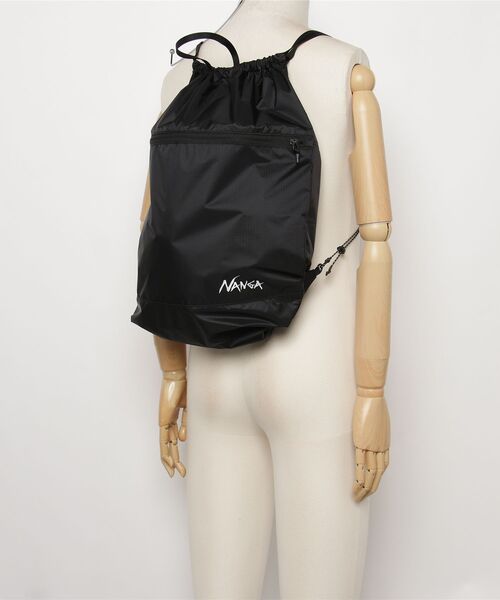 NANGA（ナンガ）の「Fibermax TUL KNAPSACK/Fibermax TUL ナップサック（バックパック/リュック・メンズ・グレー/ブラック・FREE）」の13枚目の写真