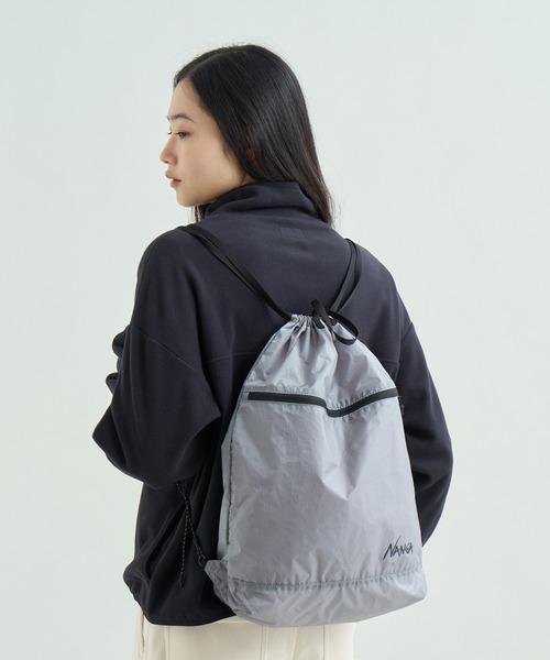 NANGA（ナンガ）の「Fibermax TUL KNAPSACK/Fibermax TUL ナップサック（バックパック/リュック・メンズ・グレー/ブラック・FREE）」の2枚目の写真