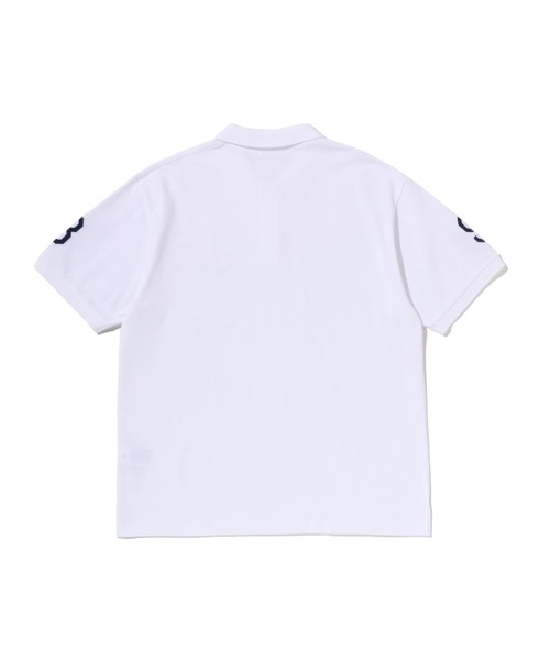 A BATHING APE(アベイシングエイプ)の「LARGE APE HEAD RELAXED FIT POLO(ポロシャツ・メンズ・ブラック/ネイビー/ホワイト・X-LARGE/XX-LARGE/LARGE/SMALL/MEDIUM)」の13枚目の写真