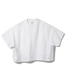 PRINOAR（プリノア）の「リファインドヒューズ ヘビーウェイトクロップ半袖Tシャツ - ホワイト（Tシャツ/カットソー）」