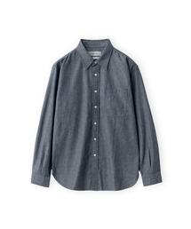BROWNYARD（ブラウンヤード）の「シャンブレーシャツ、ブルー（シャツ/ブラウス）」
