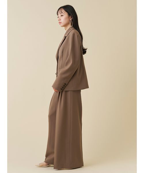 SNIDEL(スナイデル)の「【Washable】ジャケット(テーラードジャケット・レディース・ブラウン/ネイビー/アイボリー/ダークネイビー・0/1)」の22枚目の写真