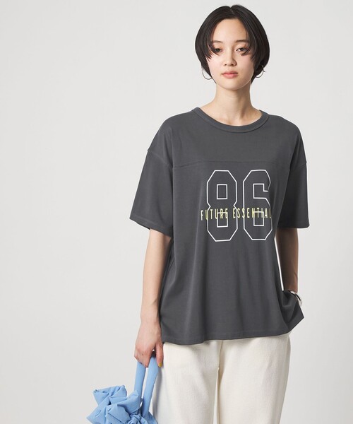 Russell Athletic（ラッセルアスレティック）の「【別注】＜RUSSELL ATHLETICxCITEN＞ナンバーT（Tシャツ/カットソー・レディース・ダークグレー/ホワイト・FREE）」の12枚目の写真