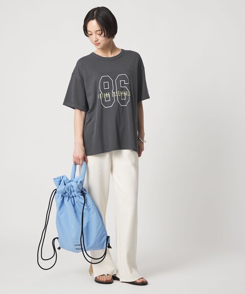 Russell Athletic（ラッセルアスレティック）の「【別注】＜RUSSELL ATHLETICxCITEN＞ナンバーT（Tシャツ/カットソー・レディース・ダークグレー/ホワイト・FREE）」の13枚目の写真