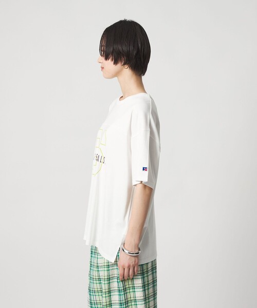 Russell Athletic（ラッセルアスレティック）の「【別注】＜RUSSELL ATHLETICxCITEN＞ナンバーT（Tシャツ/カットソー・レディース・ダークグレー/ホワイト・FREE）」の15枚目の写真