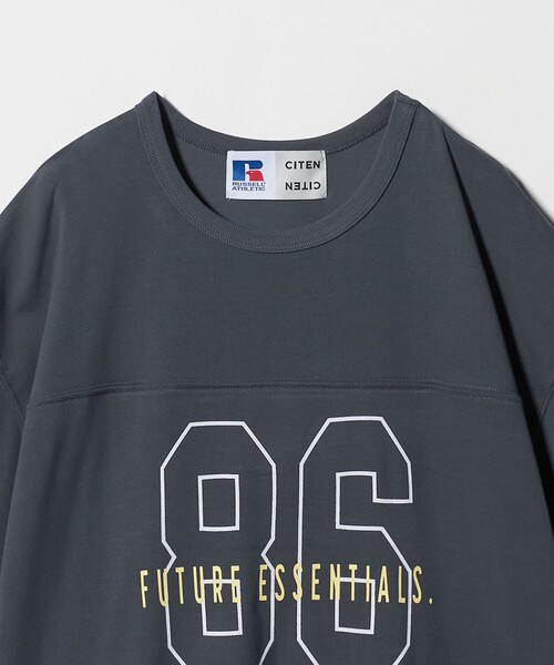 Russell Athletic（ラッセルアスレティック）の「【別注】＜RUSSELL ATHLETICxCITEN＞ナンバーT（Tシャツ/カットソー・レディース・ダークグレー/ホワイト・FREE）」の19枚目の写真