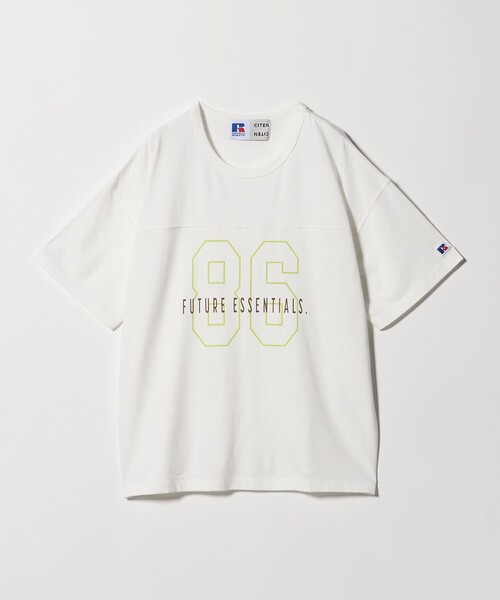 Russell Athletic（ラッセルアスレティック）の「【別注】＜RUSSELL ATHLETICxCITEN＞ナンバーT（Tシャツ/カットソー・レディース・ダークグレー/ホワイト・FREE）」の4枚目の写真