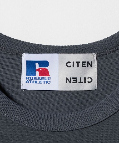 Russell Athletic（ラッセルアスレティック）の「【別注】＜RUSSELL ATHLETICxCITEN＞ナンバーT（Tシャツ/カットソー・レディース・ダークグレー/ホワイト・FREE）」の8枚目の写真