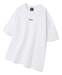 NOMBRE（ノンブレ）の「ミニマルロゴオーバーサイズ半袖Tシャツ[ホワイト]（Tシャツ/カットソー）」