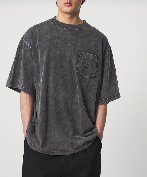CITEN(シテン)の「<CITEN>パウダーフェードポケットT(Tシャツ/カットソー・メンズ・ブラック・M/S/L)」の10枚目の写真