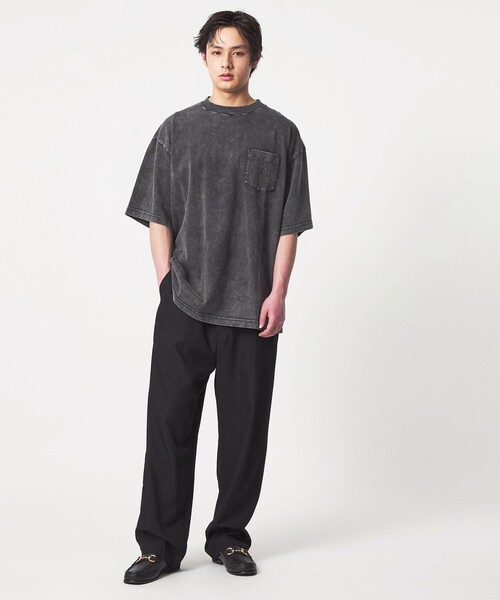 CITEN(シテン)の「<CITEN>パウダーフェードポケットT(Tシャツ/カットソー・メンズ・ブラック・M/S/L)」の11枚目の写真