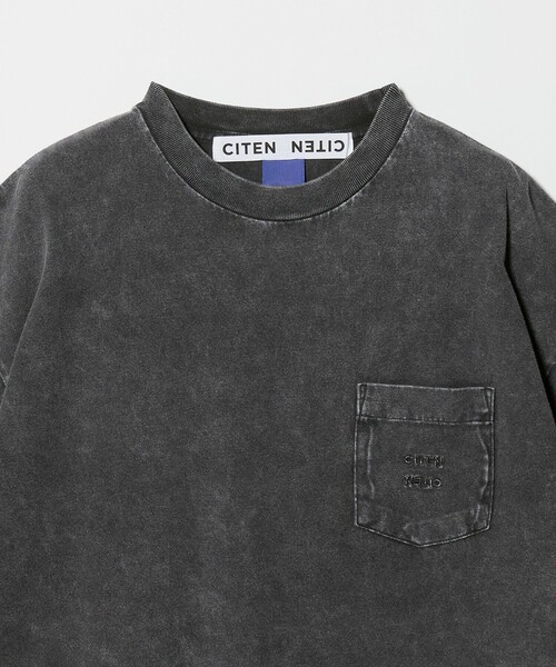 CITEN(シテン)の「<CITEN>パウダーフェードポケットT(Tシャツ/カットソー・メンズ・ブラック・M/S/L)」の5枚目の写真
