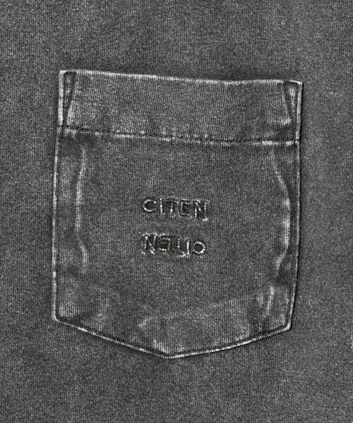 CITEN(シテン)の「<CITEN>パウダーフェードポケットT(Tシャツ/カットソー・メンズ・ブラック・M/S/L)」の8枚目の写真