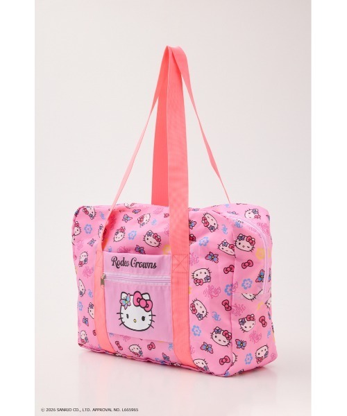 RODEO CROWNS WIDE BOWL(ロデオクラウンズワイドボウル)の「(HELLO KITTY)トラベルバッグ(エコバッグ/サブバッグ・レディース・ブラウン系その他/ピンク系その他・FREE)」の11枚目の写真
