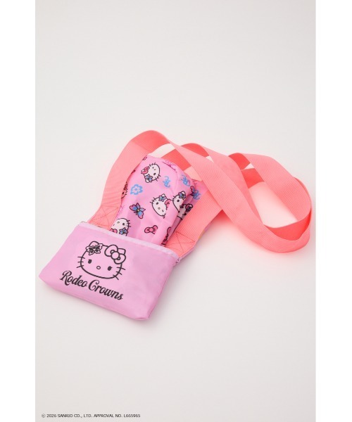 RODEO CROWNS WIDE BOWL(ロデオクラウンズワイドボウル)の「(HELLO KITTY)トラベルバッグ(エコバッグ/サブバッグ・レディース・ブラウン系その他/ピンク系その他・FREE)」の3枚目の写真