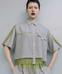 MARECHAL TERRE（マルシャルテル）の「レイヤードデザインシャツ（シャツ/ブラウス）」