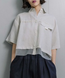 MARECHAL TERRE（マルシャルテル）の「レイヤードデザインシャツ（シャツ/ブラウス）」