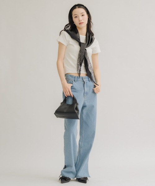 NEUNA（ヌナ）の「リボンポインテッドミュール（パンプス・レディース・ブラック・39/38/36）」の13枚目の写真