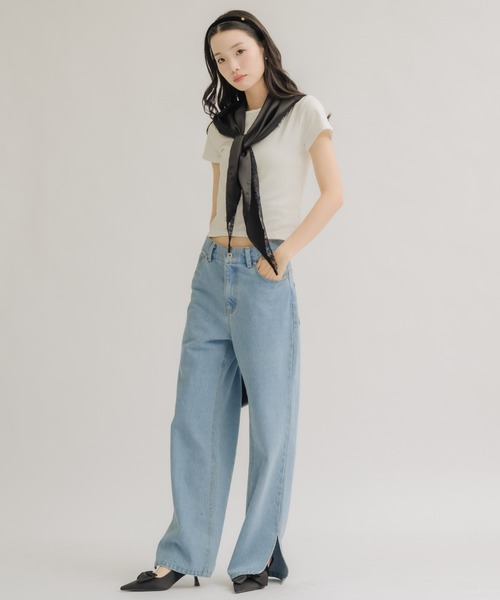 NEUNA（ヌナ）の「リボンポインテッドミュール（パンプス・レディース・ブラック・39/38/36）」の16枚目の写真