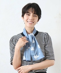 and it_（アンドイット）の「フレスコ冷感ひんやりクールマフラー（タオル）」