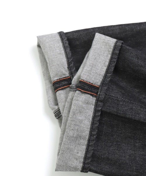 OMNIGOD（オムニゴッド）の「[OMNIGOD womens / オムニゴッド] 10ozブラックデニム 5Pイージールーズジーンズ（デニムパンツ・レディース・ブラック・2/3）」の21枚目の写真