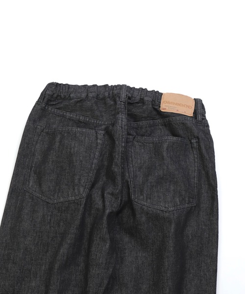 OMNIGOD（オムニゴッド）の「[OMNIGOD womens / オムニゴッド] 10ozブラックデニム 5Pイージールーズジーンズ（デニムパンツ・レディース・ブラック・2/3）」の22枚目の写真