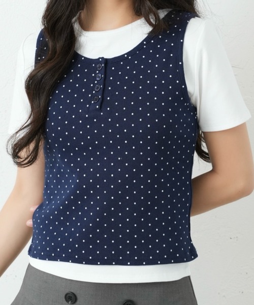 FCMM(エフシーエムエム)の「ENSEMBLE TOPS / アンサンブルトップス(Tシャツ/カットソー・レディース・ブラウン/ネイビー/グレー・SMALL/MEDIUM)」の3枚目の写真