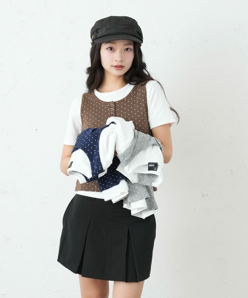 FCMM(エフシーエムエム)の「ENSEMBLE TOPS / アンサンブルトップス(Tシャツ/カットソー・レディース・ブラウン/ネイビー/グレー・SMALL/MEDIUM)」の20枚目の写真