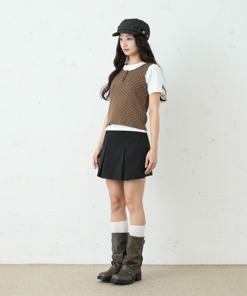 FCMM(エフシーエムエム)の「ENSEMBLE TOPS / アンサンブルトップス(Tシャツ/カットソー・レディース・ブラウン/ネイビー/グレー・SMALL/MEDIUM)」の16枚目の写真