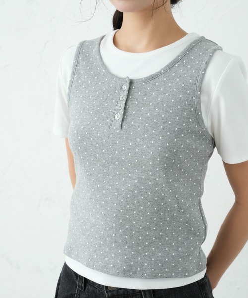 FCMM(エフシーエムエム)の「ENSEMBLE TOPS / アンサンブルトップス(Tシャツ/カットソー・レディース・ブラウン/ネイビー/グレー・SMALL/MEDIUM)」の6枚目の写真
