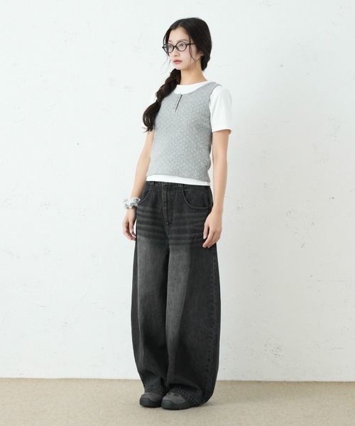 FCMM(エフシーエムエム)の「ENSEMBLE TOPS / アンサンブルトップス(Tシャツ/カットソー・レディース・ブラウン/ネイビー/グレー・SMALL/MEDIUM)」の8枚目の写真