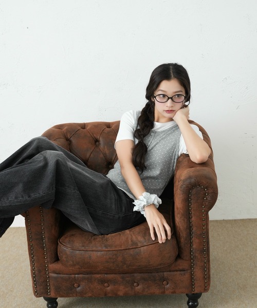 FCMM(エフシーエムエム)の「ENSEMBLE TOPS / アンサンブルトップス(Tシャツ/カットソー・レディース・ブラウン/ネイビー/グレー・SMALL/MEDIUM)」の11枚目の写真