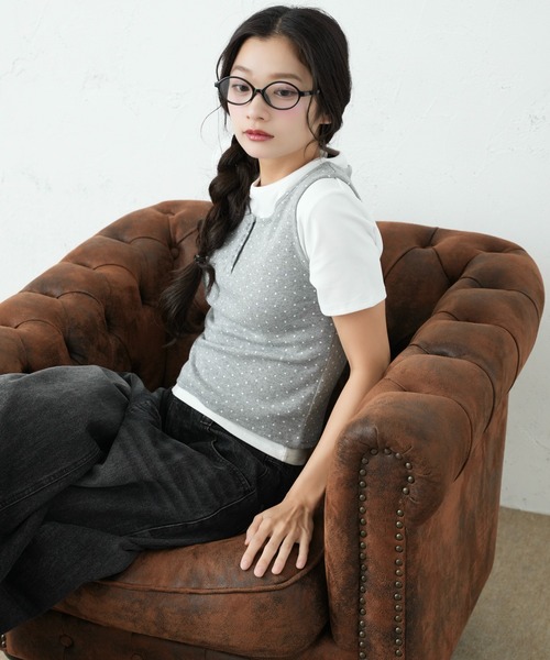 FCMM(エフシーエムエム)の「ENSEMBLE TOPS / アンサンブルトップス(Tシャツ/カットソー・レディース・ブラウン/ネイビー/グレー・SMALL/MEDIUM)」の13枚目の写真