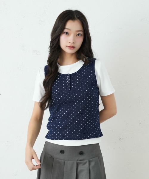FCMM(エフシーエムエム)の「ENSEMBLE TOPS / アンサンブルトップス(Tシャツ/カットソー・レディース・ブラウン/ネイビー/グレー・SMALL/MEDIUM)」の21枚目の写真