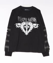 【PSYCHO NATION】チェック切替 TEE